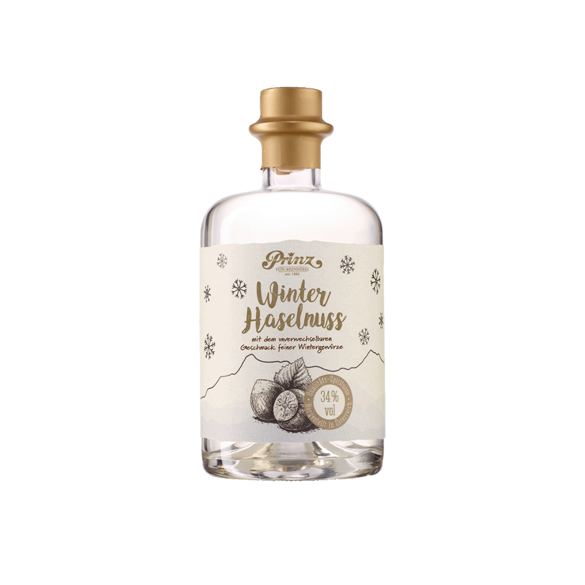 Prinz Winter Haselnuss 34% vol