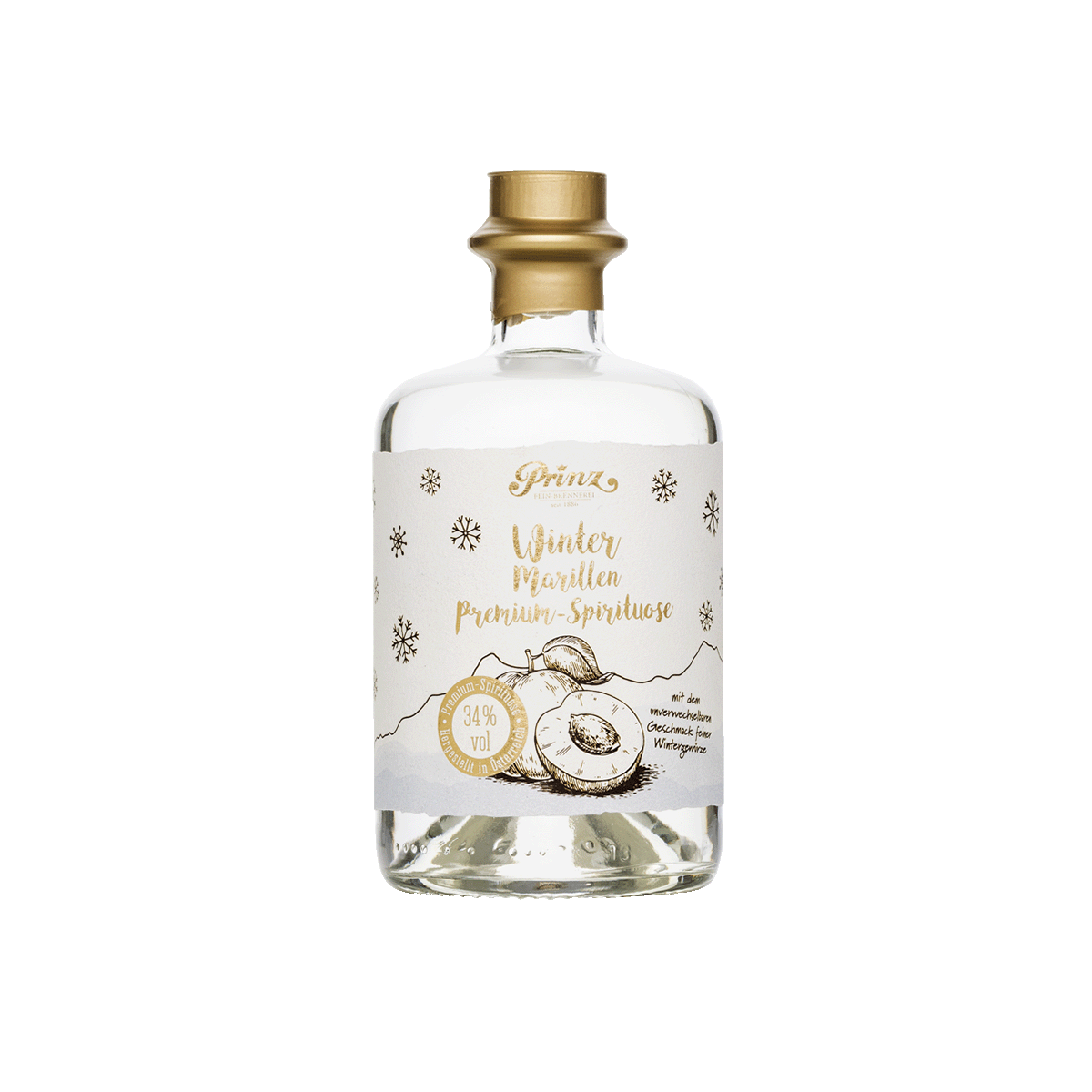 Prinz Winter Marille Schnaps 34% vol