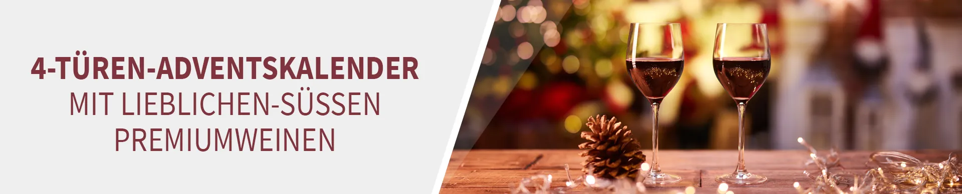 Weingläser mit Weihnachtsdeko Weingläser mit Weihnachtsdeko