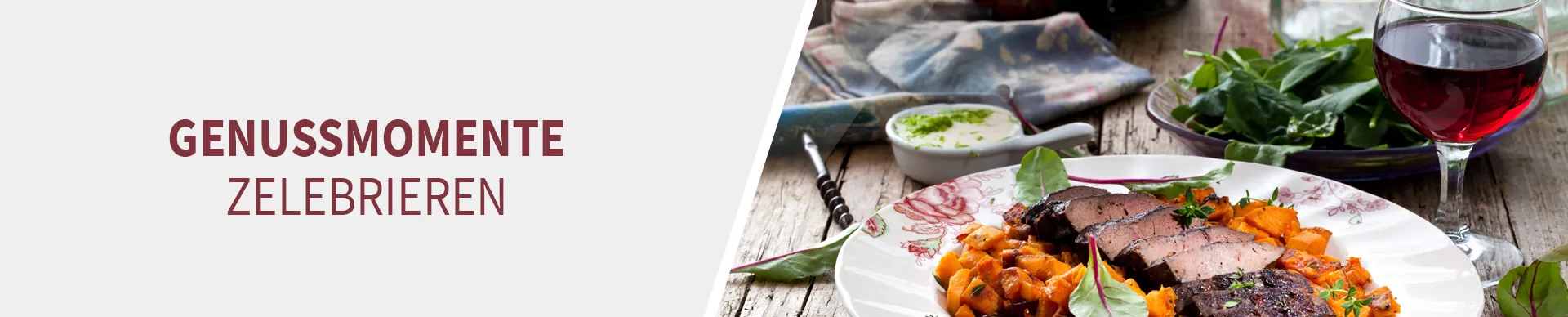 Cuvée Noir zum Essen