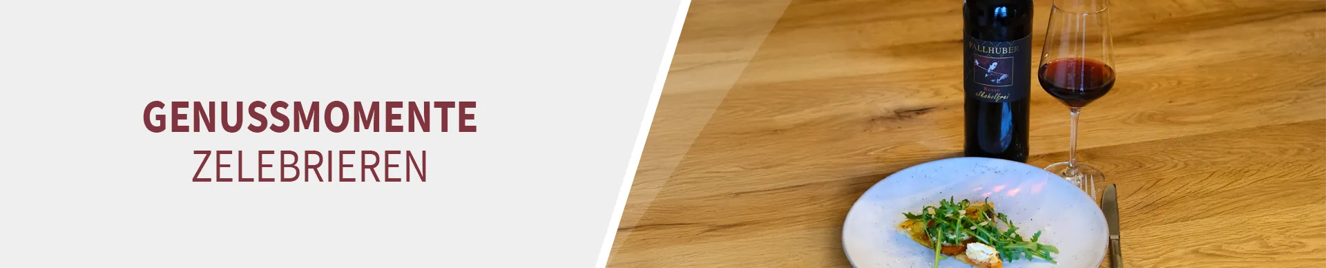 Pallhuber Da Capo rosso alkoholfrei zum Essen