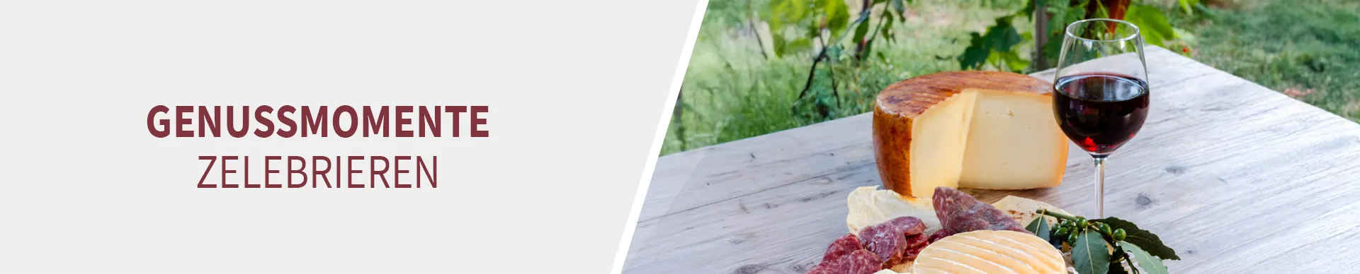 Orgoglio mit Käse genießen