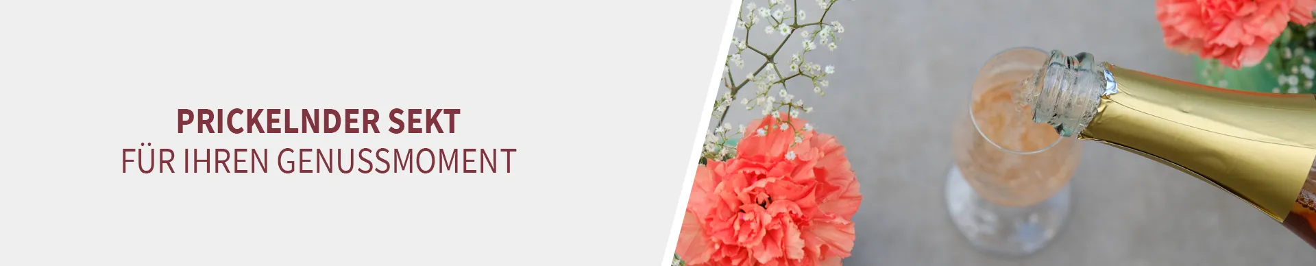 Spätburgunder Rosé Sekt einschenken