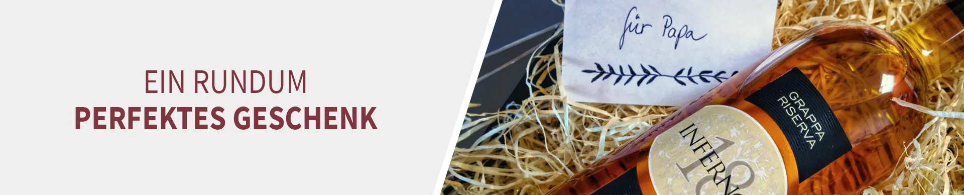 Grappa Riserva als Geschenk Grappa Riserva als Geschenk