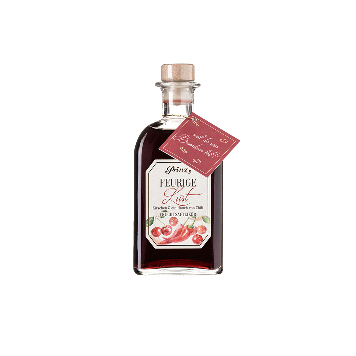Feurige Lust Likör Kirschen und Chili 16% vol.