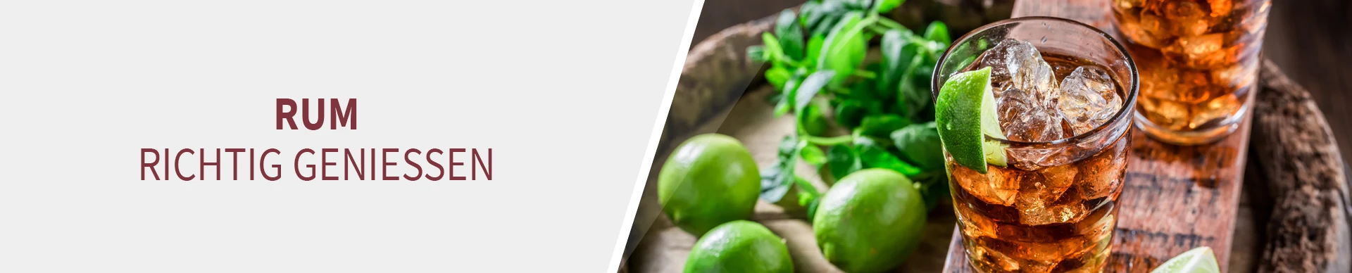 Rum richtig geniessen Rum richtig geniessen